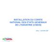 INSTALLATION DU COMITE NATIONAL DES ETATS GENERAUX DE L PowerPoint PPT Presentation