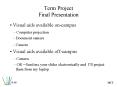 Term Project Final Presentation PowerPoint PPT Presentation