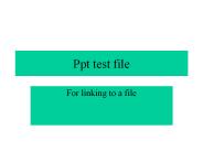 Ppt test file