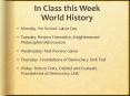 In Class this Week World History PowerPoint PPT Presentation