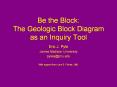Be the Block: The Geologic Block Diagram as an Inquiry Tool PowerPoint PPT Presentation