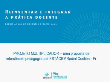 PROJETO MULTIPLICADOR 