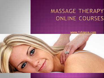 Massage Therapy Online Courses (1)
