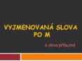 Vyjmenovan PowerPoint PPT Presentation