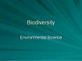 Biodiversity PowerPoint PPT Presentation
