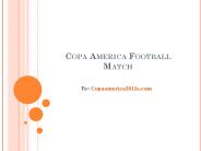 Copa America Semi Final live stream