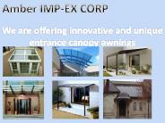 Innovative and unique entrance canopy awnings
