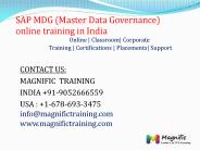 sap mdg online training in usa