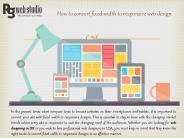 How to convert fixed width to responsive web design