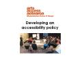 Developing an accessibility policy PowerPoint PPT Presentation