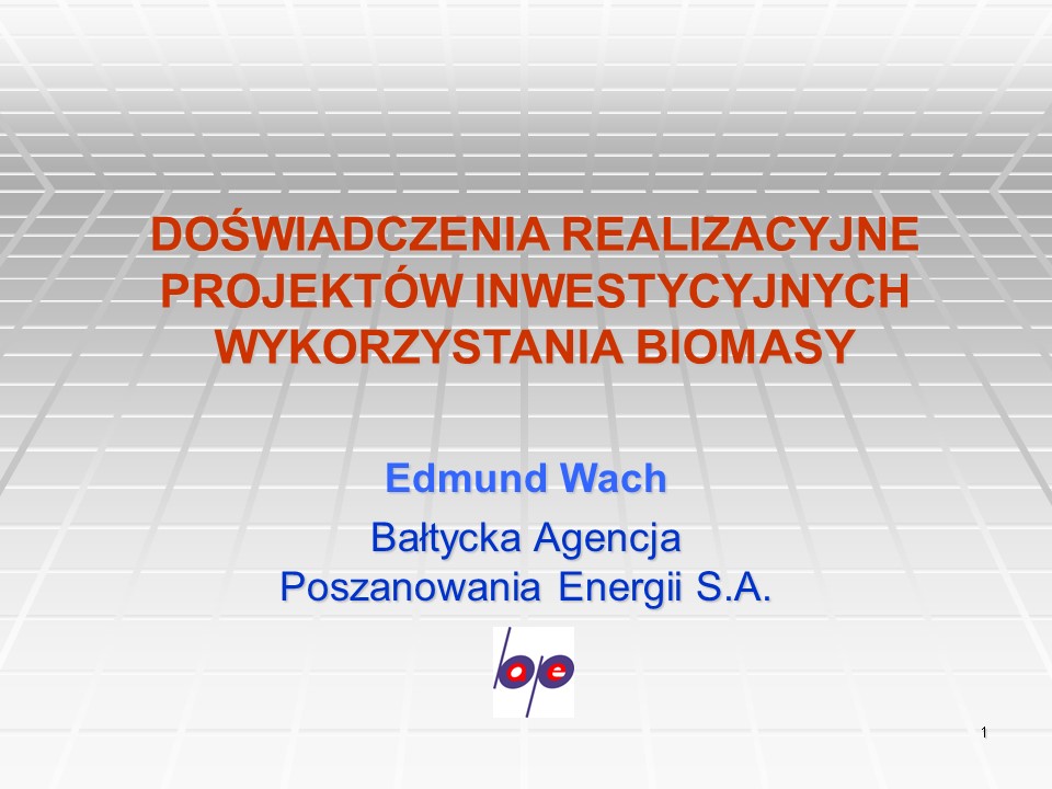 DOSWIADCZENIA REALIZACYJNE PROJEKT