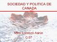 SOCIEDAD Y POLITICA DE CANADA PowerPoint PPT Presentation