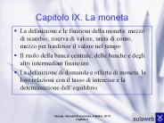 Moneta e politica monetaria