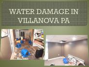 WATER DAMAGE IN VILLANOVA PA