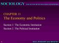 CHAPTER 13 The Economy and Politics PowerPoint PPT Presentation