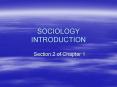 SOCIOLOGY INTRODUCTION PowerPoint PPT Presentation