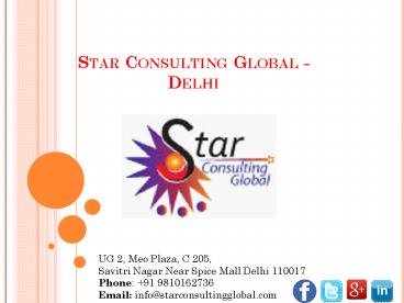 Business Development Courses & Programs - Star Consulting Global Delhi