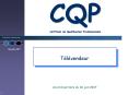 CQP Certificat de Qualification Professionnelle PowerPoint PPT Presentation