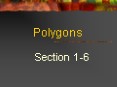 Polygons PowerPoint PPT Presentation