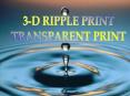 3-D RIPPLE PRINT TRANSPARENT PRINT PowerPoint PPT Presentation