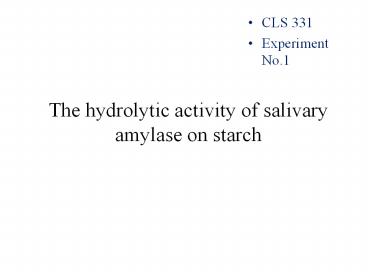 Qualitative%20determination%20of%20Amylase%20activity
