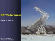 GBT Performance