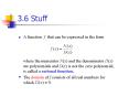 3.6 Stuff PowerPoint PPT Presentation