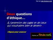 Deux questions d