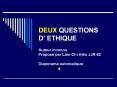 DEUX%20QUESTIONS%20D PowerPoint PPT Presentation