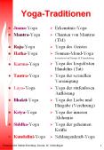 Yoga-Traditionen PowerPoint PPT Presentation
