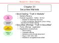 Chapter 23 Securities Markets PowerPoint PPT Presentation