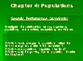 Chapter 4: Populations PowerPoint PPT Presentation
