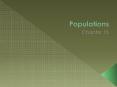Populations PowerPoint PPT Presentation