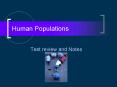 Human Populations PowerPoint PPT Presentation