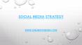Social Media Strategy PowerPoint PPT Presentation
