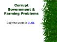 Corrupt Government PowerPoint PPT Presentation