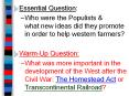 Essential Question: PowerPoint PPT Presentation