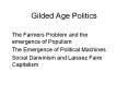 Gilded Age Politics PowerPoint PPT Presentation