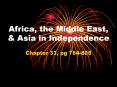 Africa, the Middle East, PowerPoint PPT Presentation