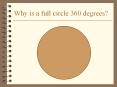 Why is a full circle 360 degrees? PowerPoint PPT Presentation