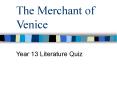 The Merchant of Venice PowerPoint PPT Presentation