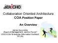 Collaboration Oriented Architecture COA Position Paper An Overview PowerPoint PPT Presentation