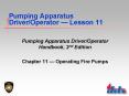 Pumping Apparatus Driver/Operator  PowerPoint PPT Presentation
