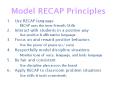 Model RECAP Principles PowerPoint PPT Presentation