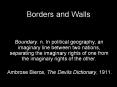 Borders and Walls PowerPoint PPT Presentation