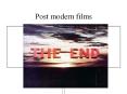 Post modern films PowerPoint PPT Presentation