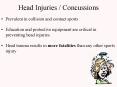 Head Injuries / Concussions PowerPoint PPT Presentation