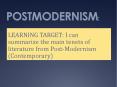 POSTMODERNISM: PowerPoint PPT Presentation