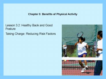 Lesson 1.1: Fitness for Life