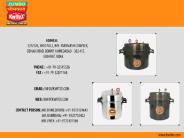 Aluminum Pressure cooker Manufacturer, Pressure cooker exporters